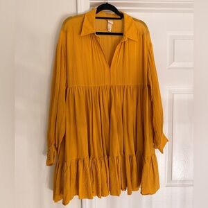 H & M tiered babydoll dress